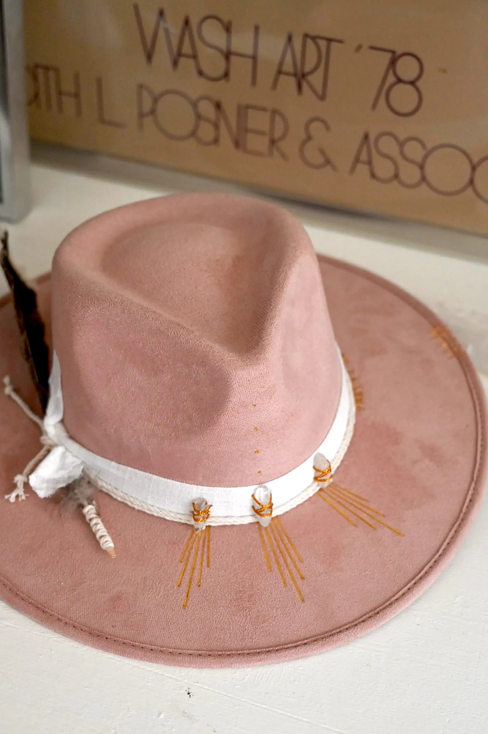 Pretty in Pink Fedora