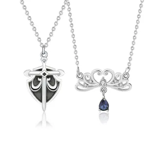 Princess & Knight Couple Necklaces