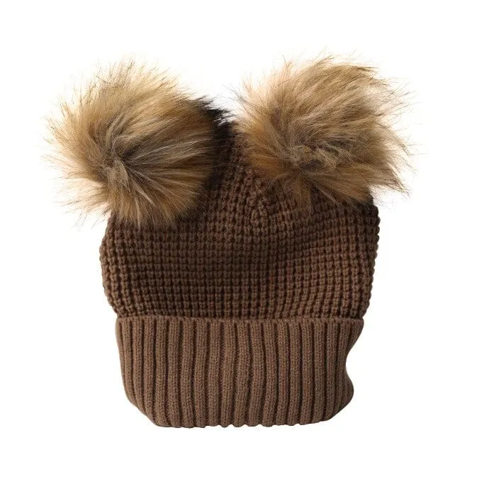 Priya double pom pom beanie (2 Colors)