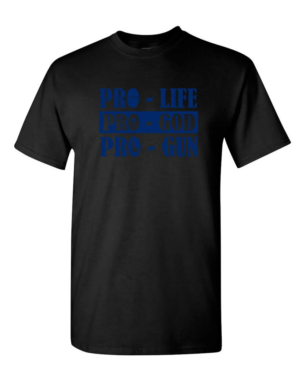 Pro God Pro Life Pro Gun American T-Shirt