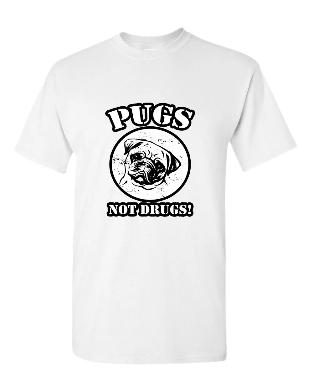 Pugs not drugs T-shirt, pug lover t-shirt