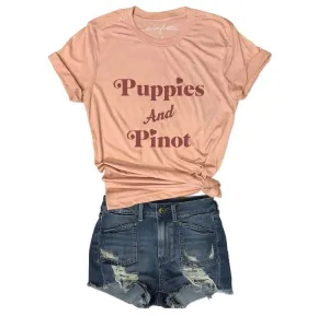 Puppies & Pinot Unisex Tee