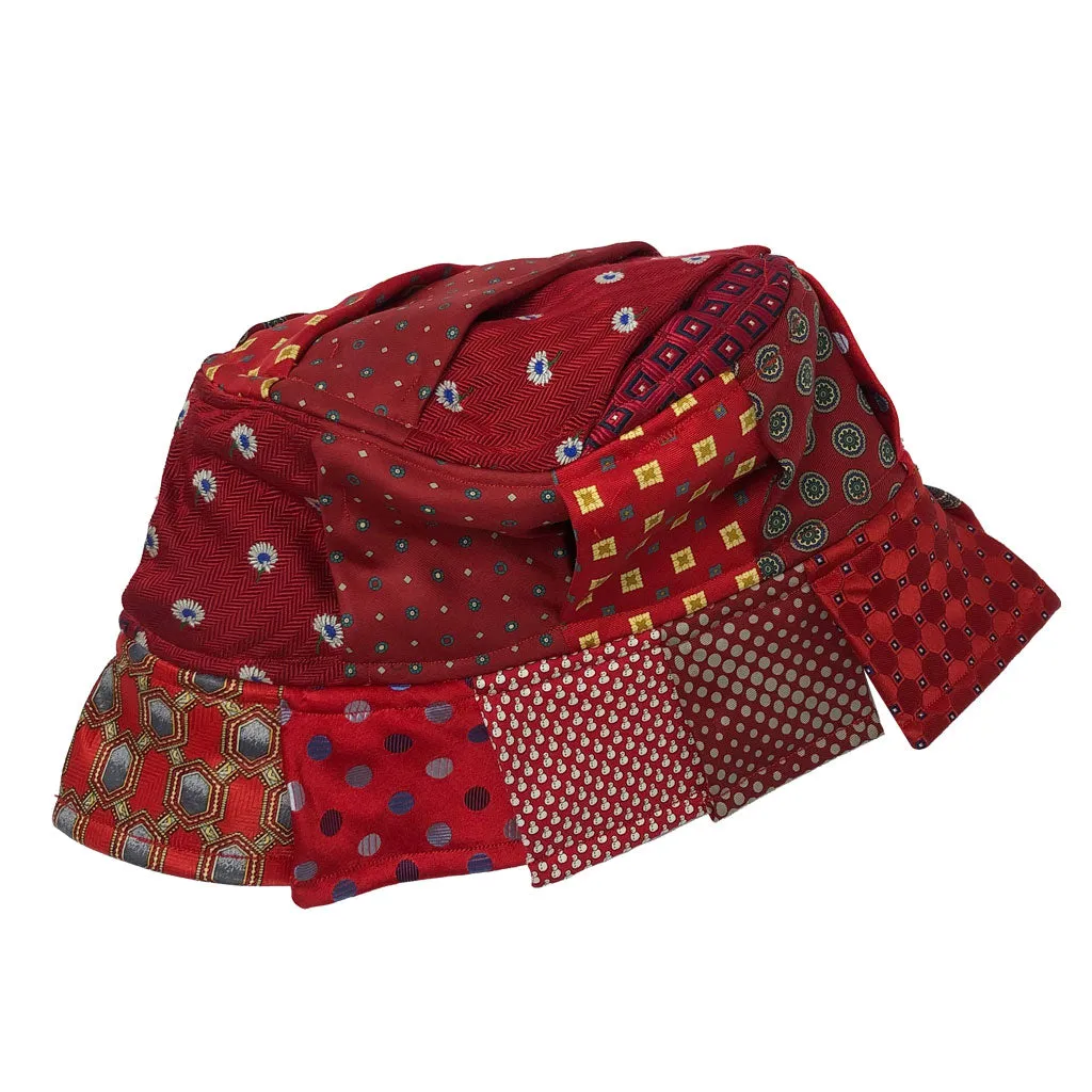 Purple Label Silk Ties Bucket Hat