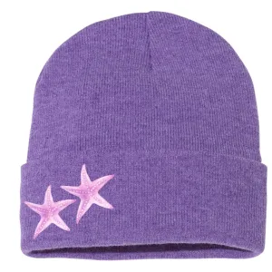 Purple Starfish Beanie