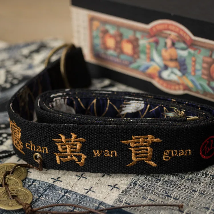 "EMBROIDERY GET RICH" BELT K031303