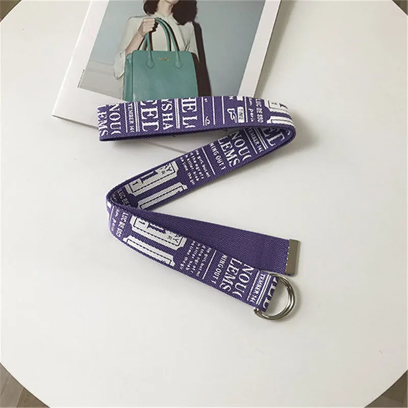 "HARAJUKU CANVAS" BELT S020803