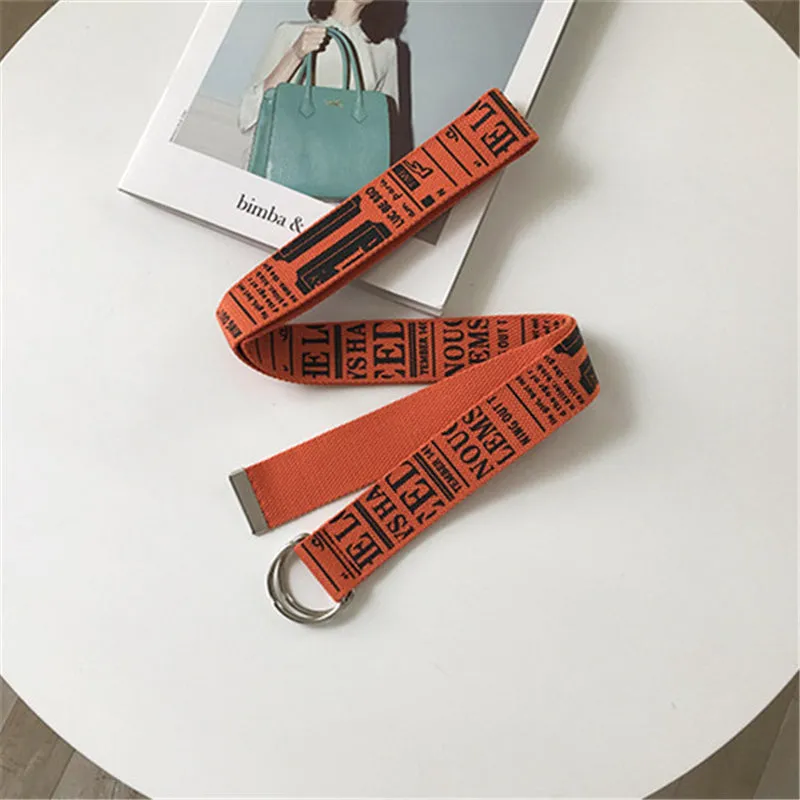 "HARAJUKU CANVAS" BELT S020803