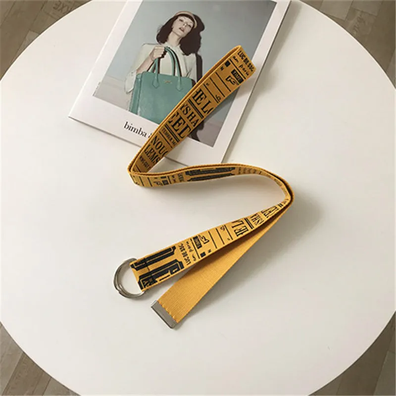 "HARAJUKU CANVAS" BELT S020803