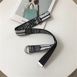 "HARAJUKU CANVAS" BELT S020803
