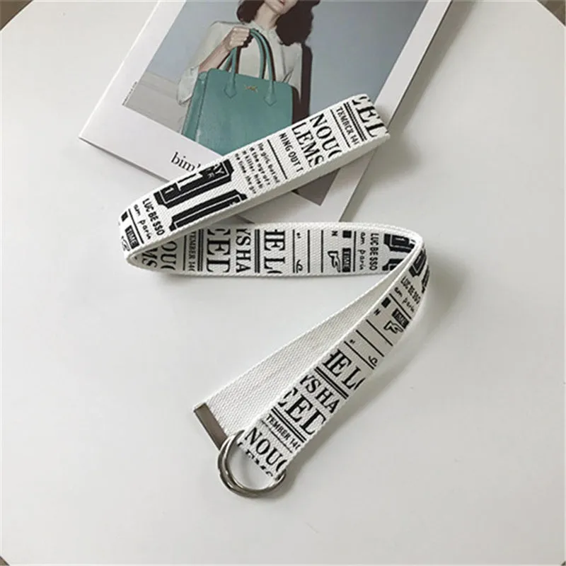 "HARAJUKU CANVAS" BELT S020803
