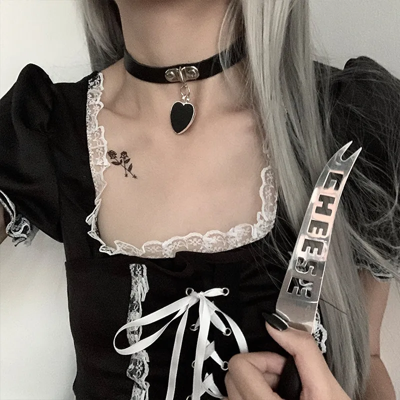 "LOVE PENDANT" CHOKER D070804