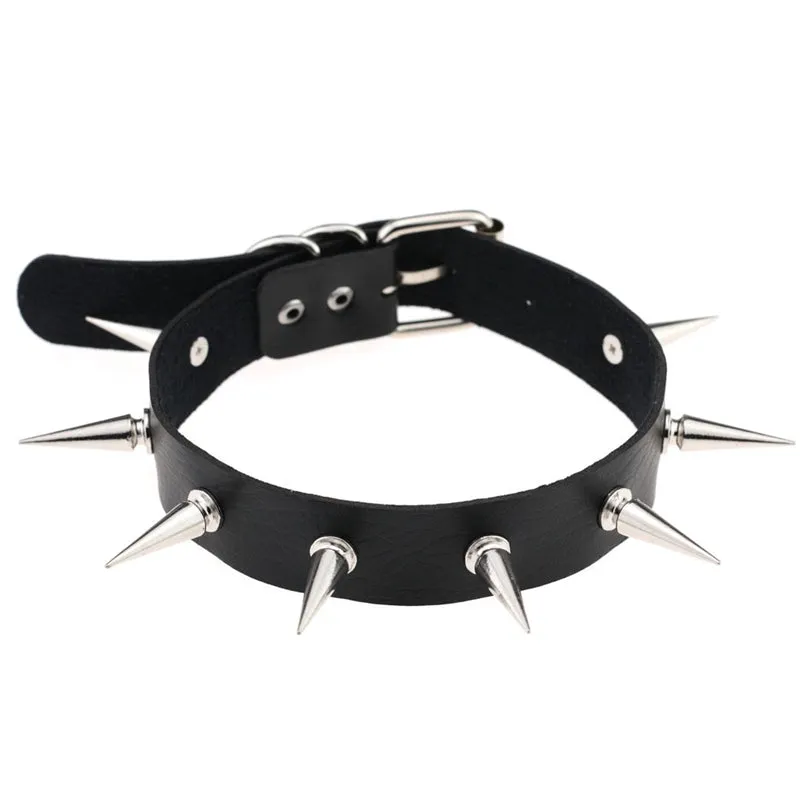 "PUNK STUD" CHOKER D070806