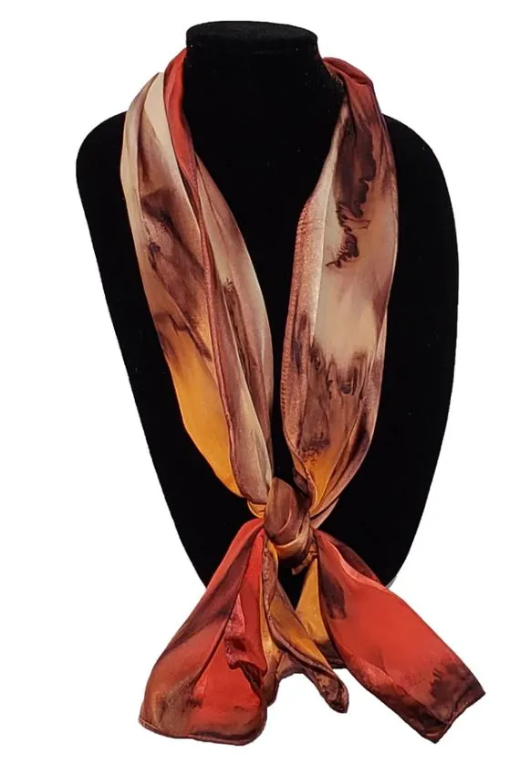 "Saffron" Silk Scarf