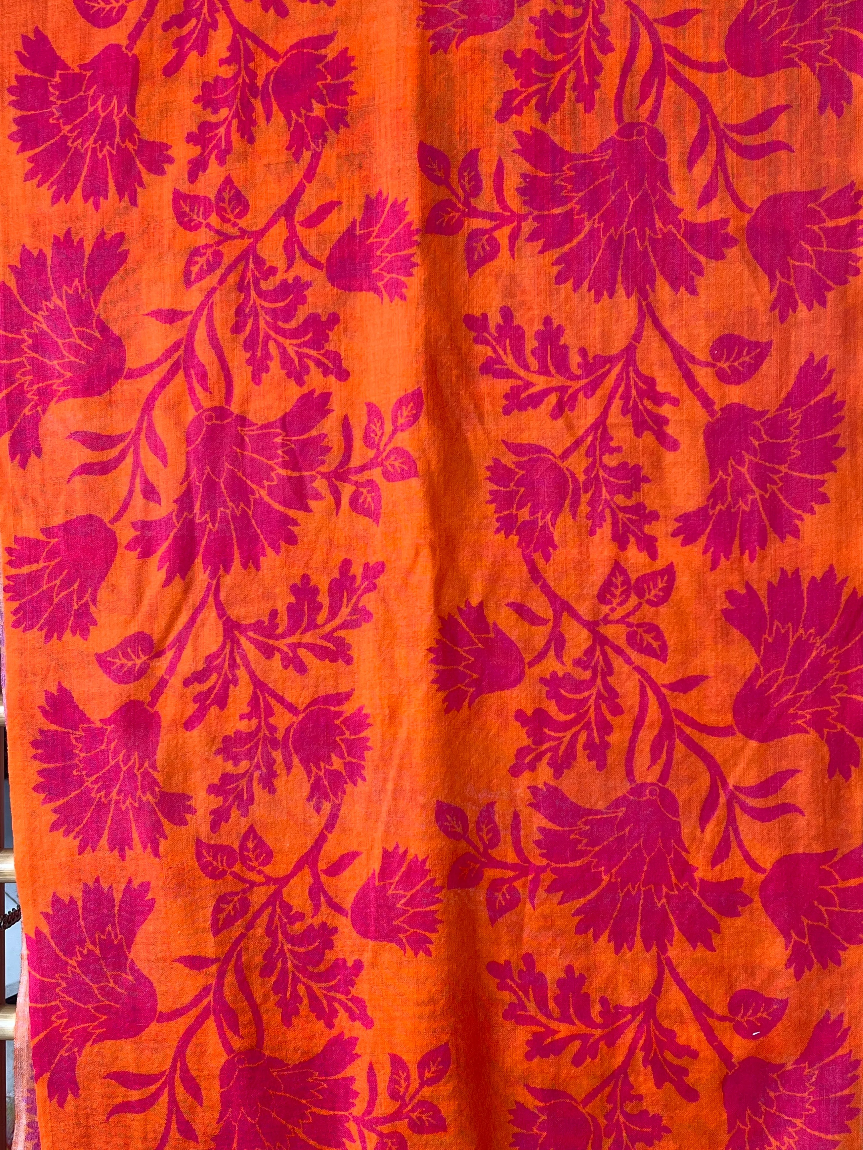 Raffal Australian Merino Wool Scarves - Carnations