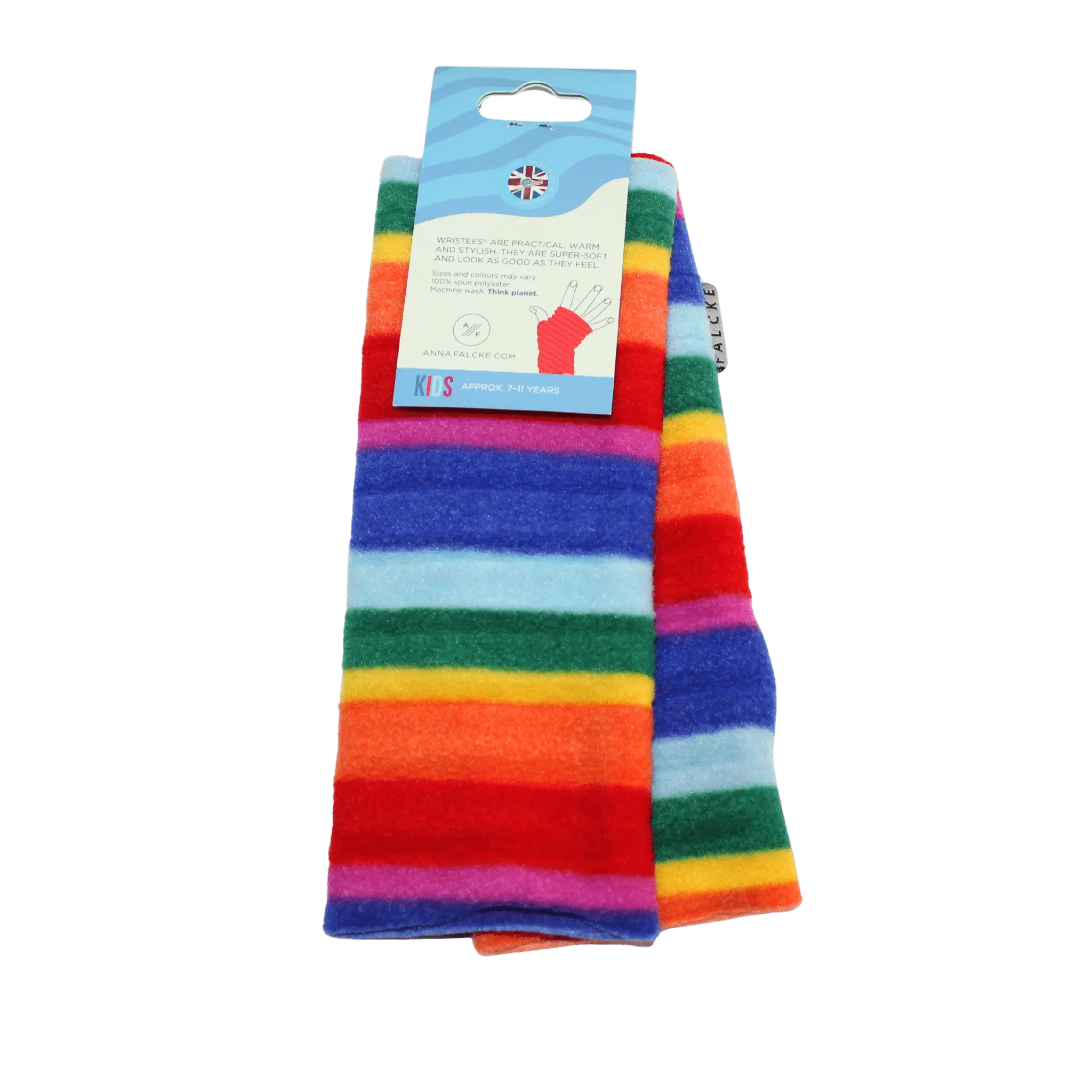 Rainbow Fingerless Gloves