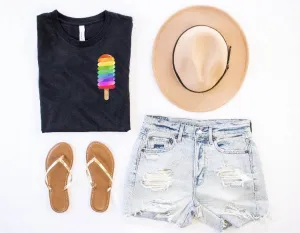 Rainbow Popsicle Shirt | Unisex Crew