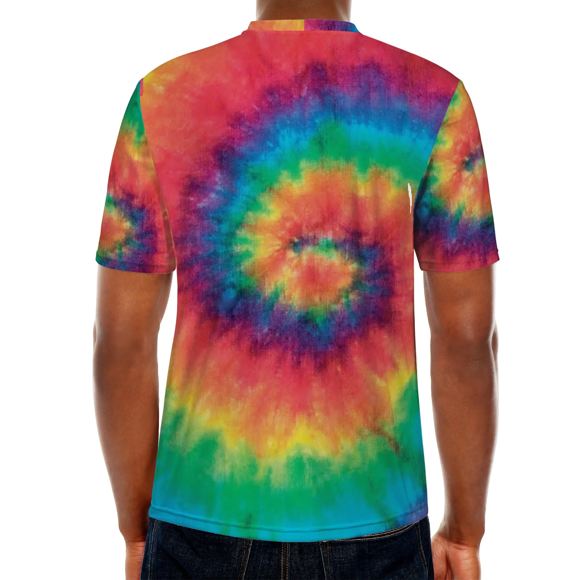 Rainbow Swirl Tie Dye Men's/Unisex Premium T-shirt
