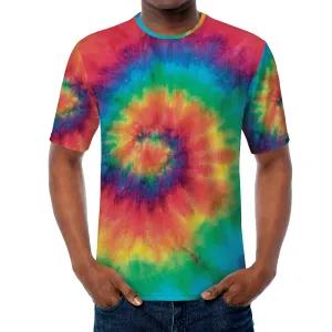 Rainbow Swirl Tie Dye Men's/Unisex Premium T-shirt