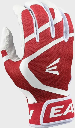Rawlings Youth MAV GT Batting Gloves - White/Red