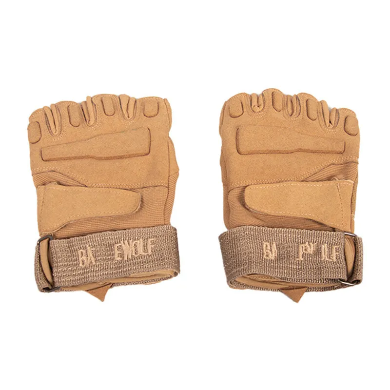 RECON GS2 Kids Tactical Fingerless Army Gloves "Battle Wolves"