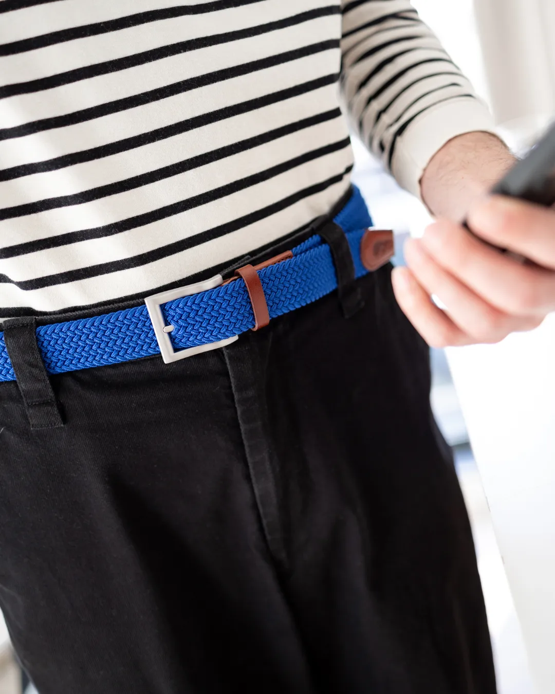 Recycled Elastic Woven Belt Terry