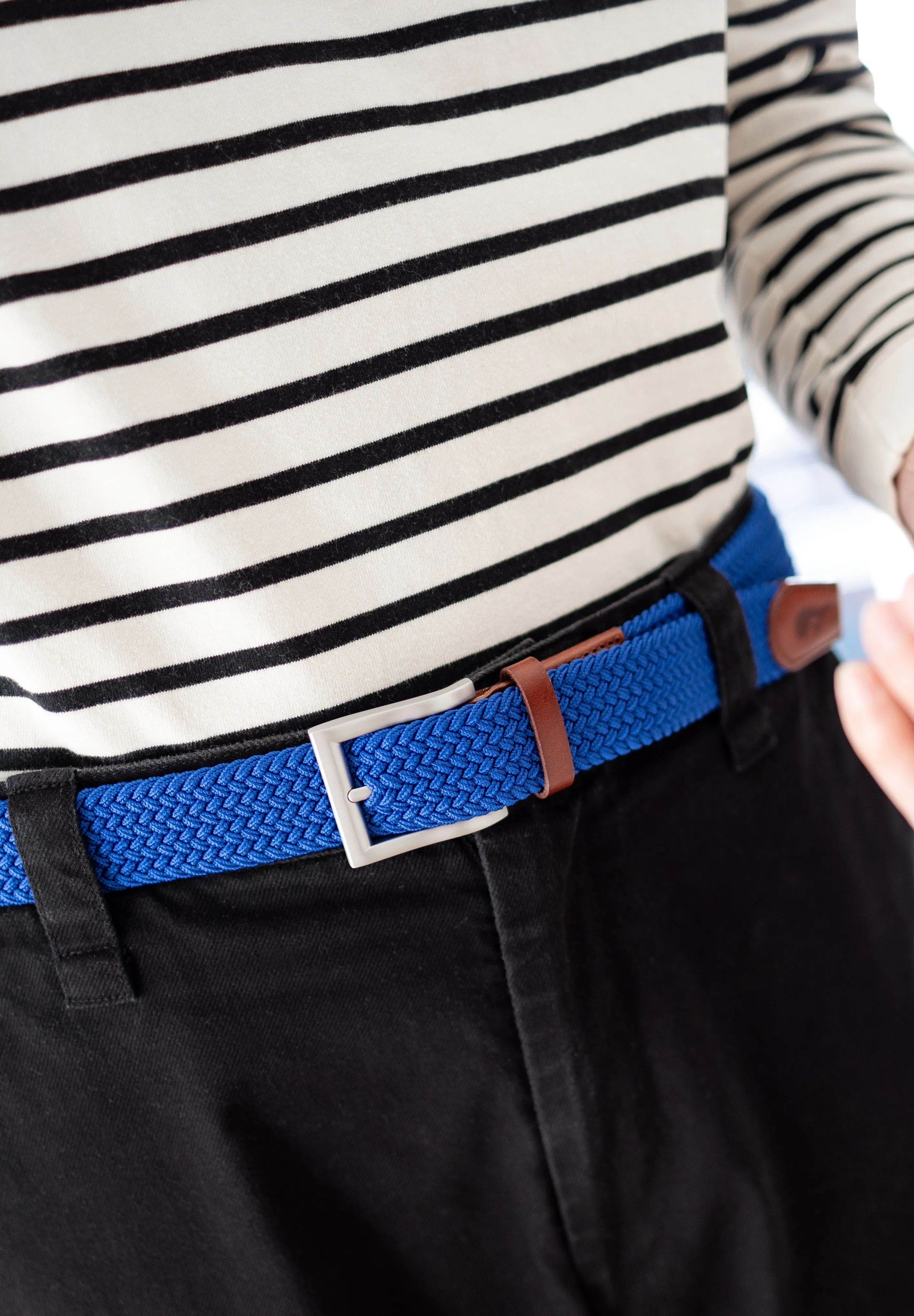Recycled Elastic Woven Belt Terry