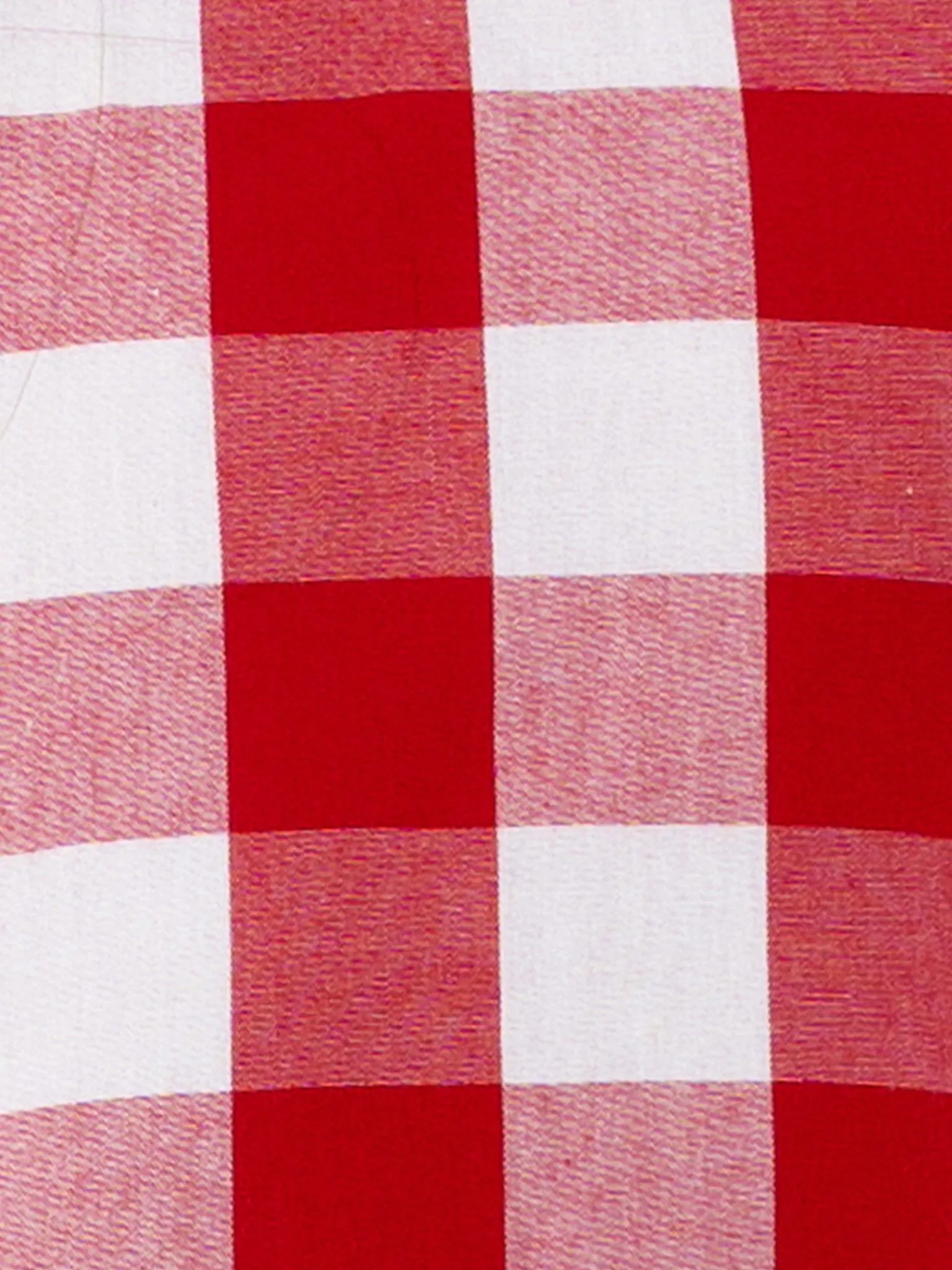 Red Check Chloe Ponytail Hat