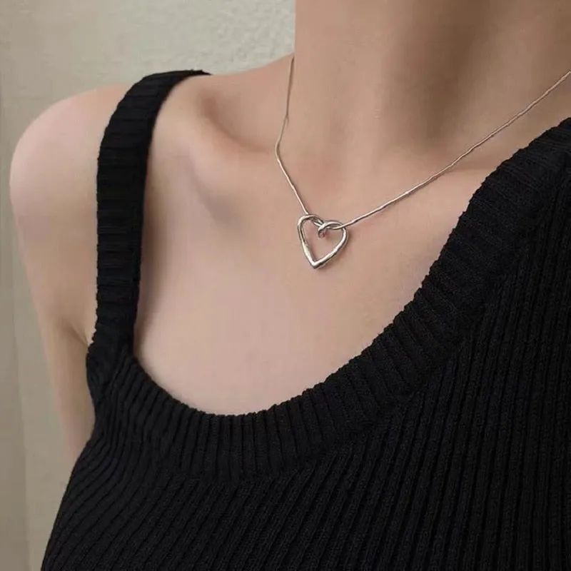 Red Cherry Gold Pendant Necklace For Women Wedding Birthday Gifts Jewelry