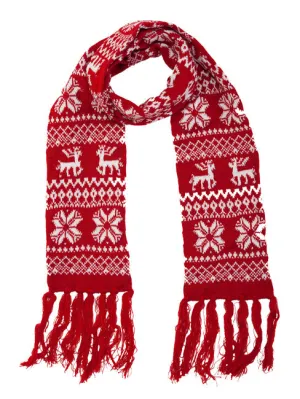 Red Christmas Scarf