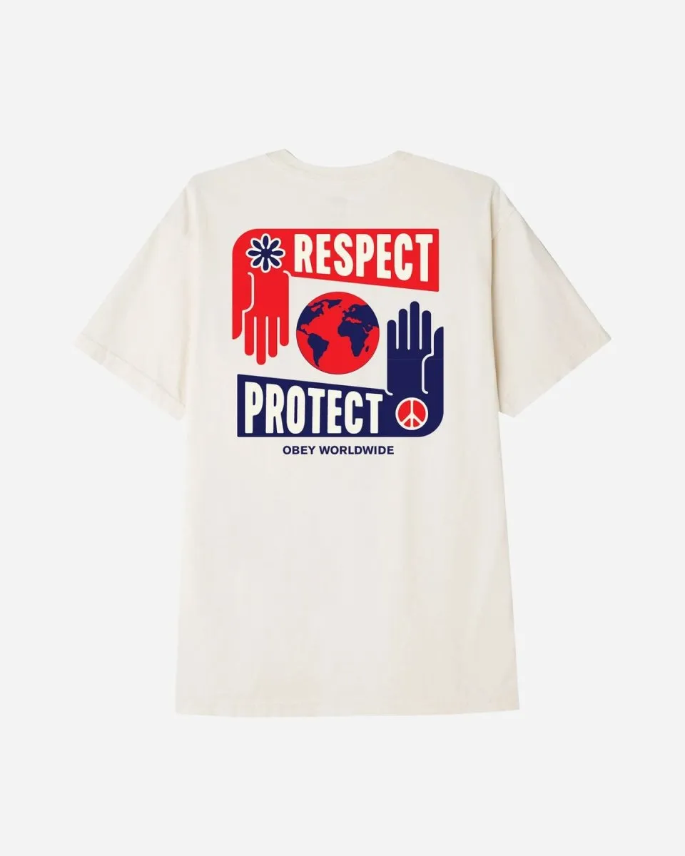 Respect Protect Tee - Sago