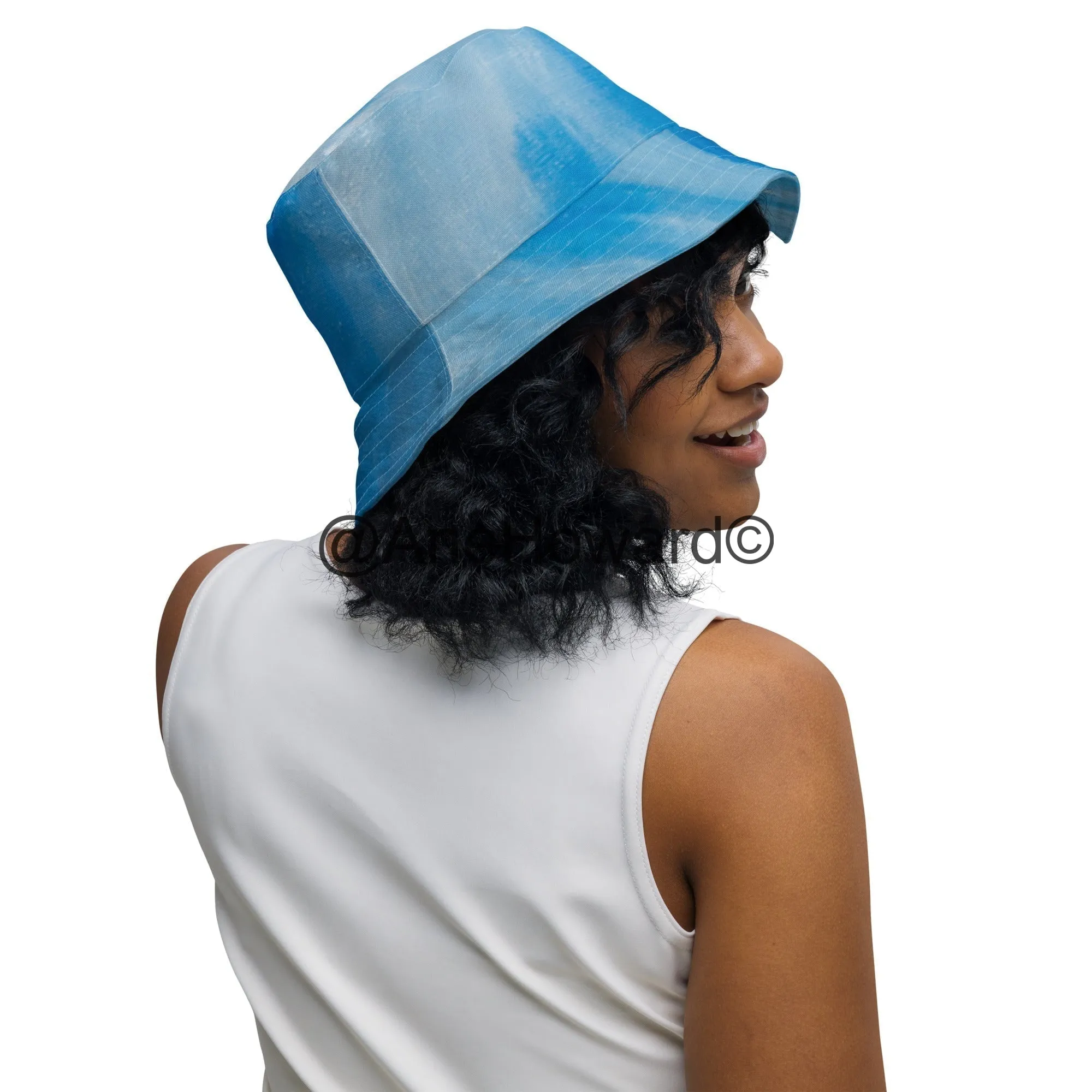 Reversible Bucket Hat Rising with the Wave