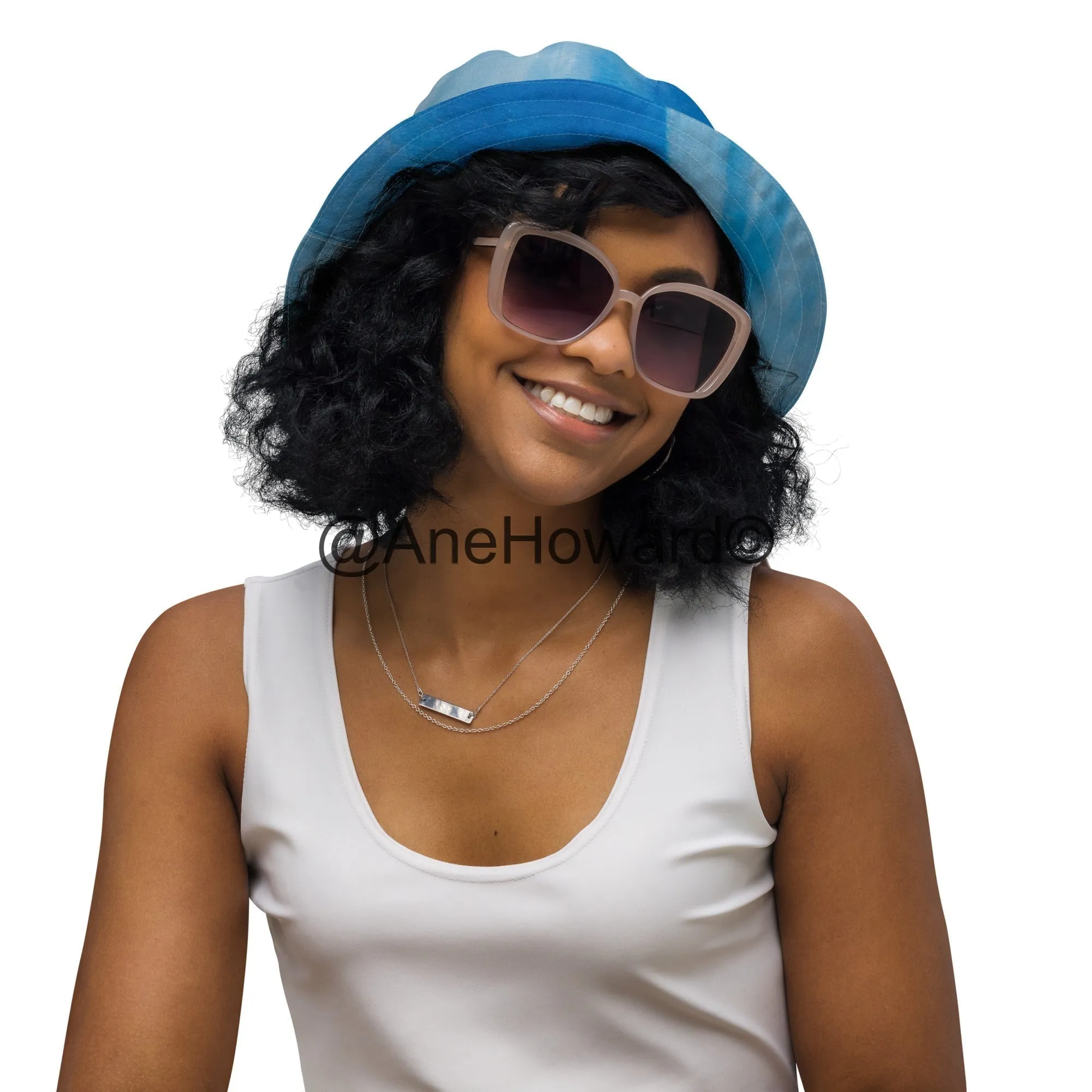 Reversible Bucket Hat Rising with the Wave