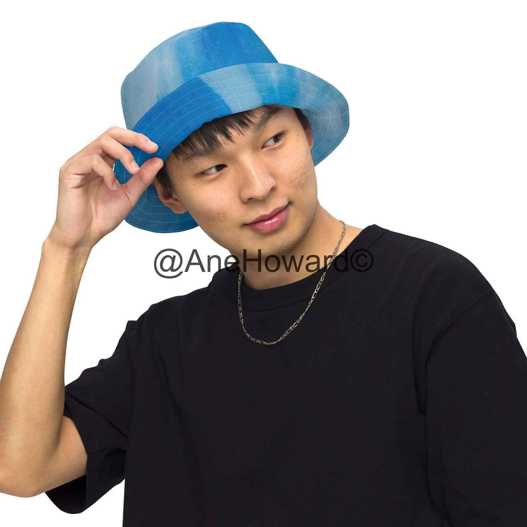 Reversible Bucket Hat Rising with the Wave