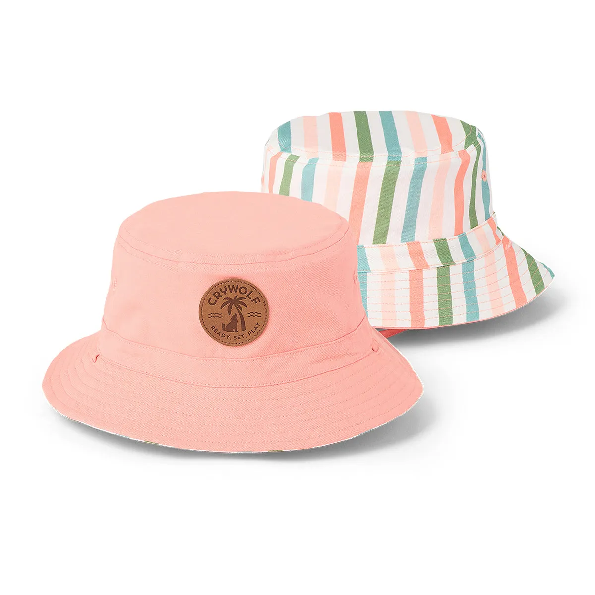 REVERSIBLE BUCKET HAT Summer Stripe