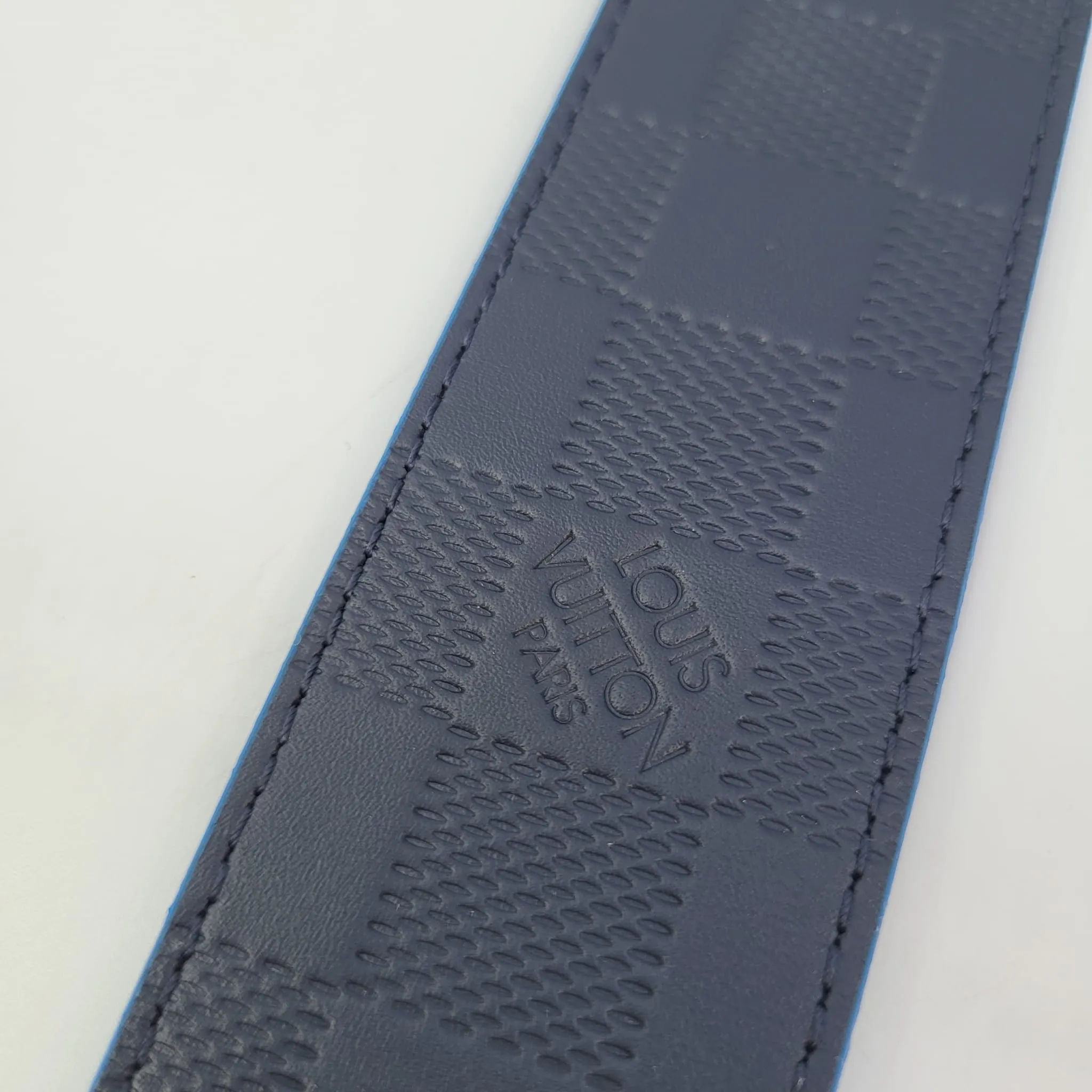 Reversible Damier Graphite Map 40 MM Belt