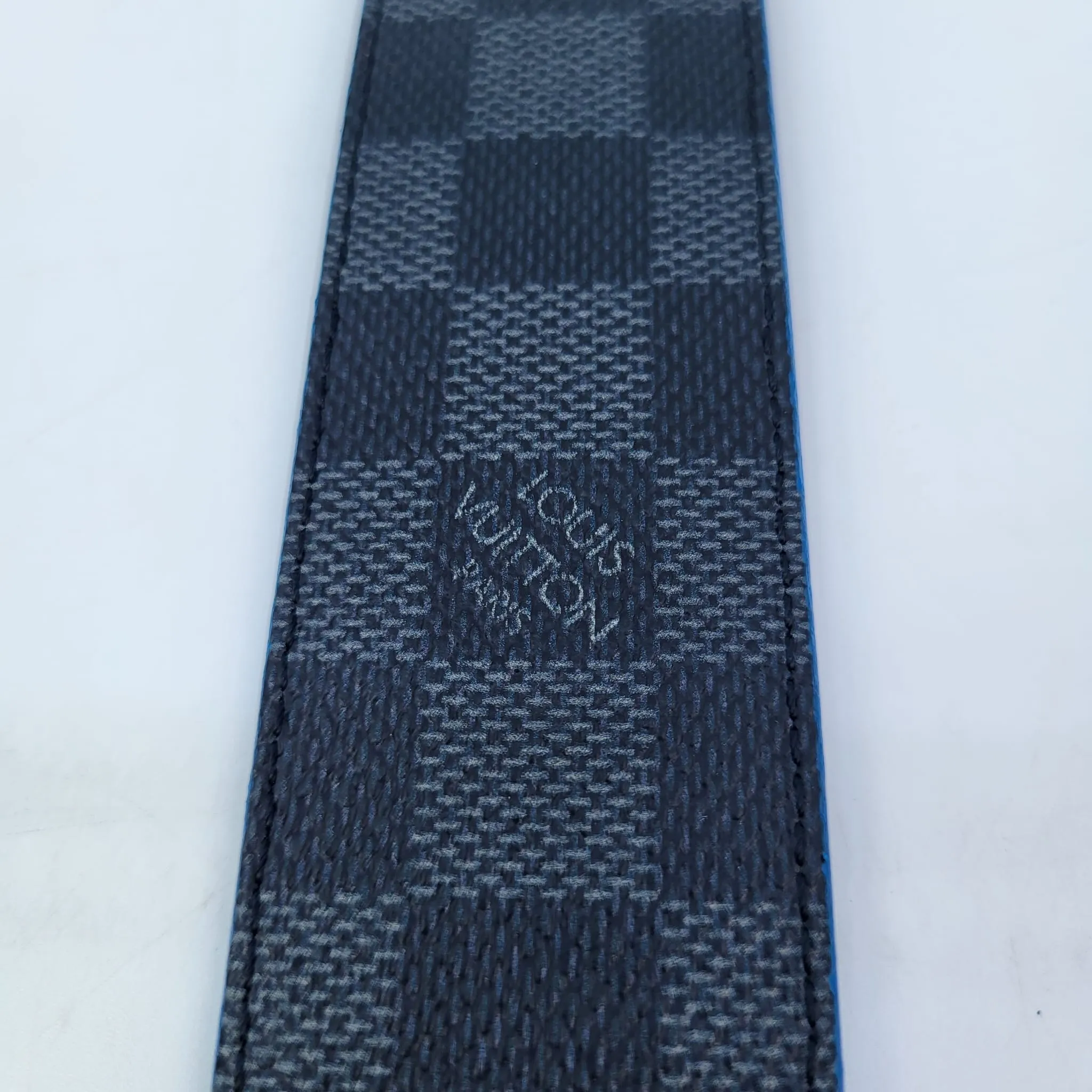 Reversible Damier Graphite Map 40 MM Belt