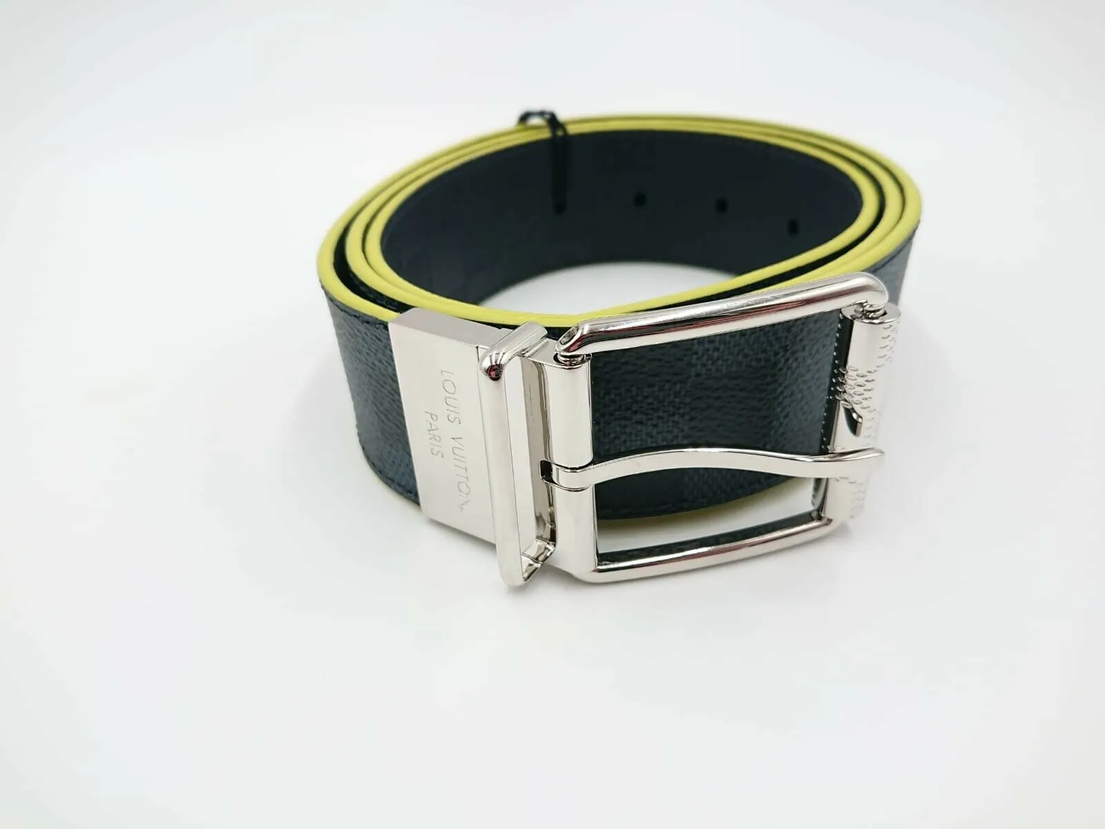 Reversible Damier Print Belt