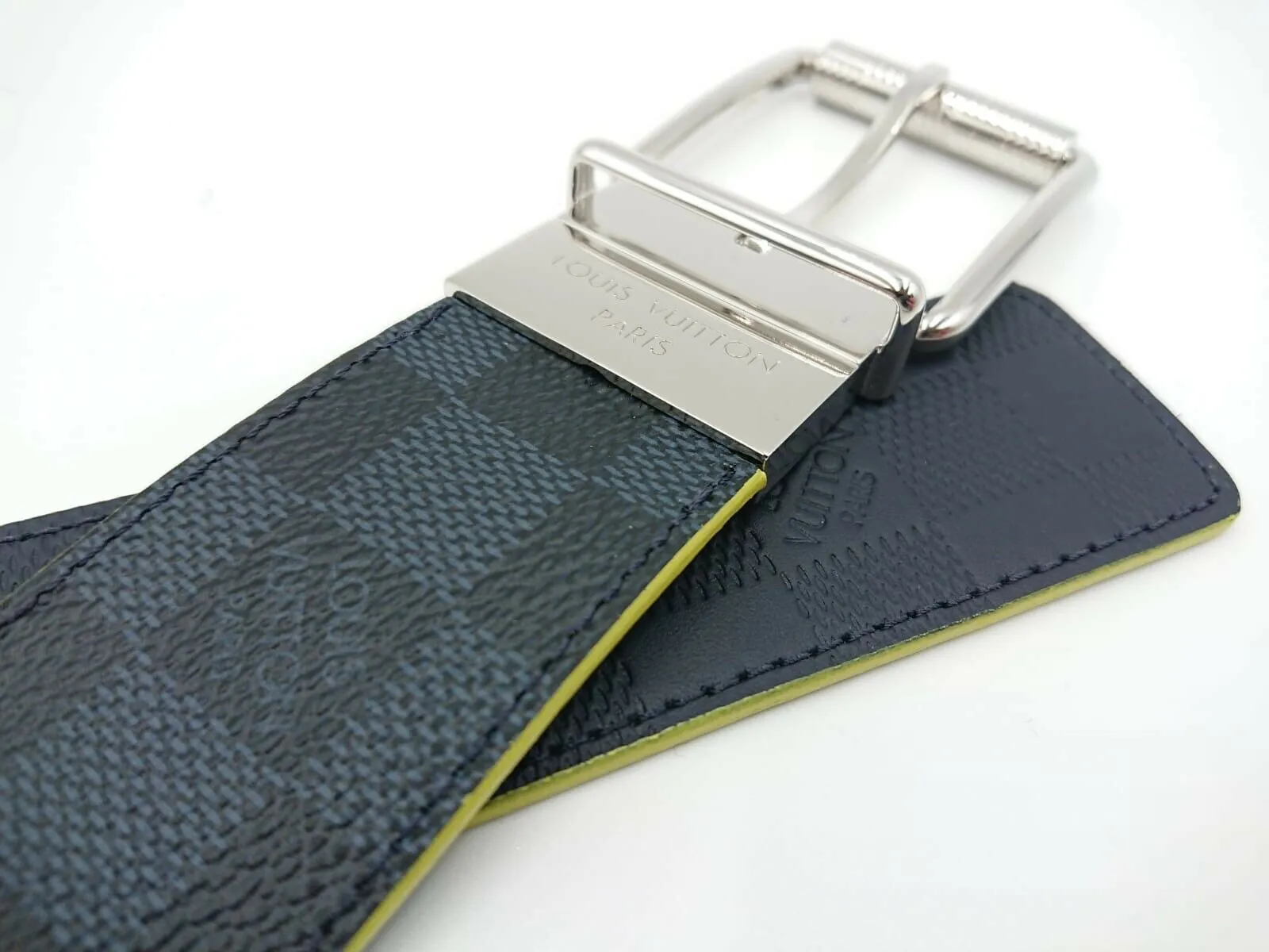 Reversible Damier Print Belt