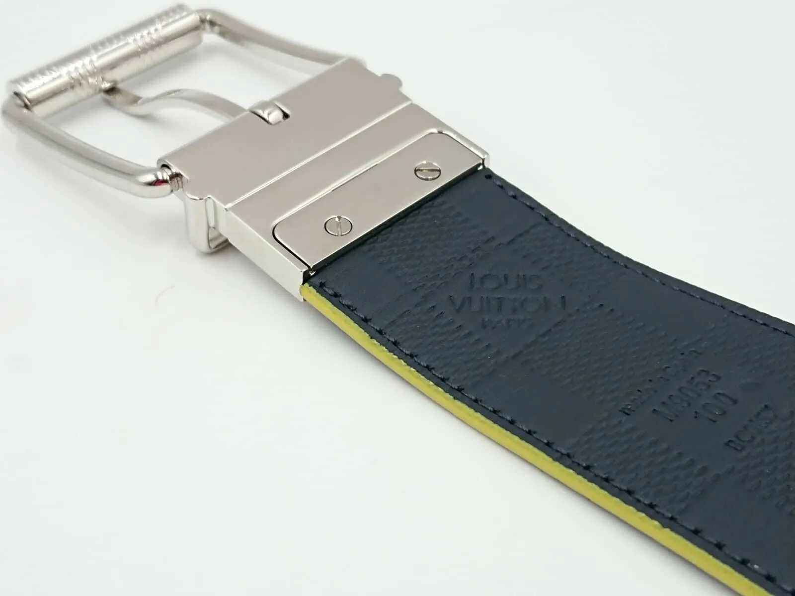Reversible Damier Print Belt