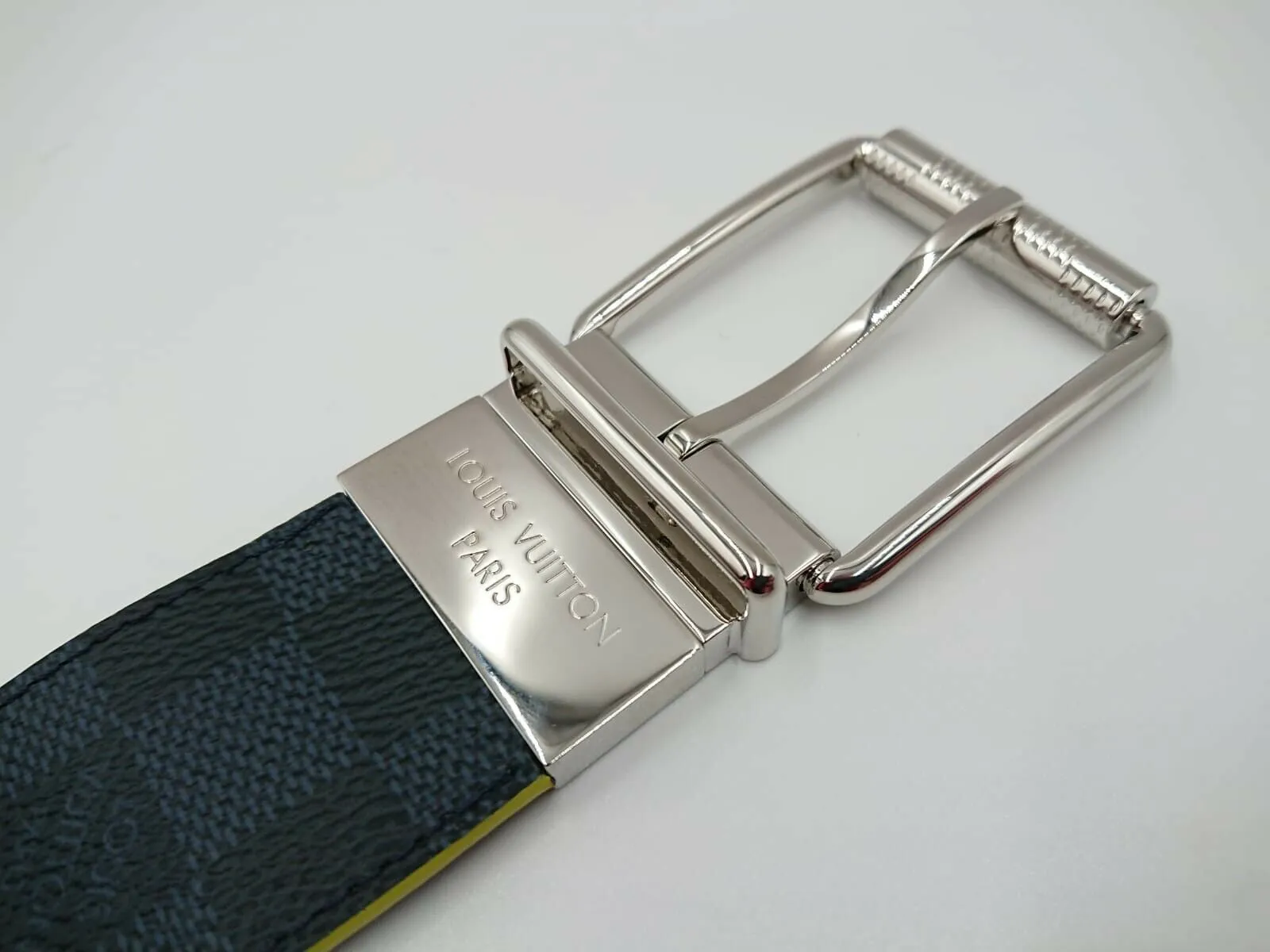 Reversible Damier Print Belt