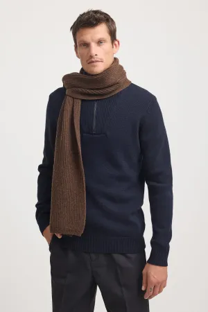 Rib Knit Scarf | Otter