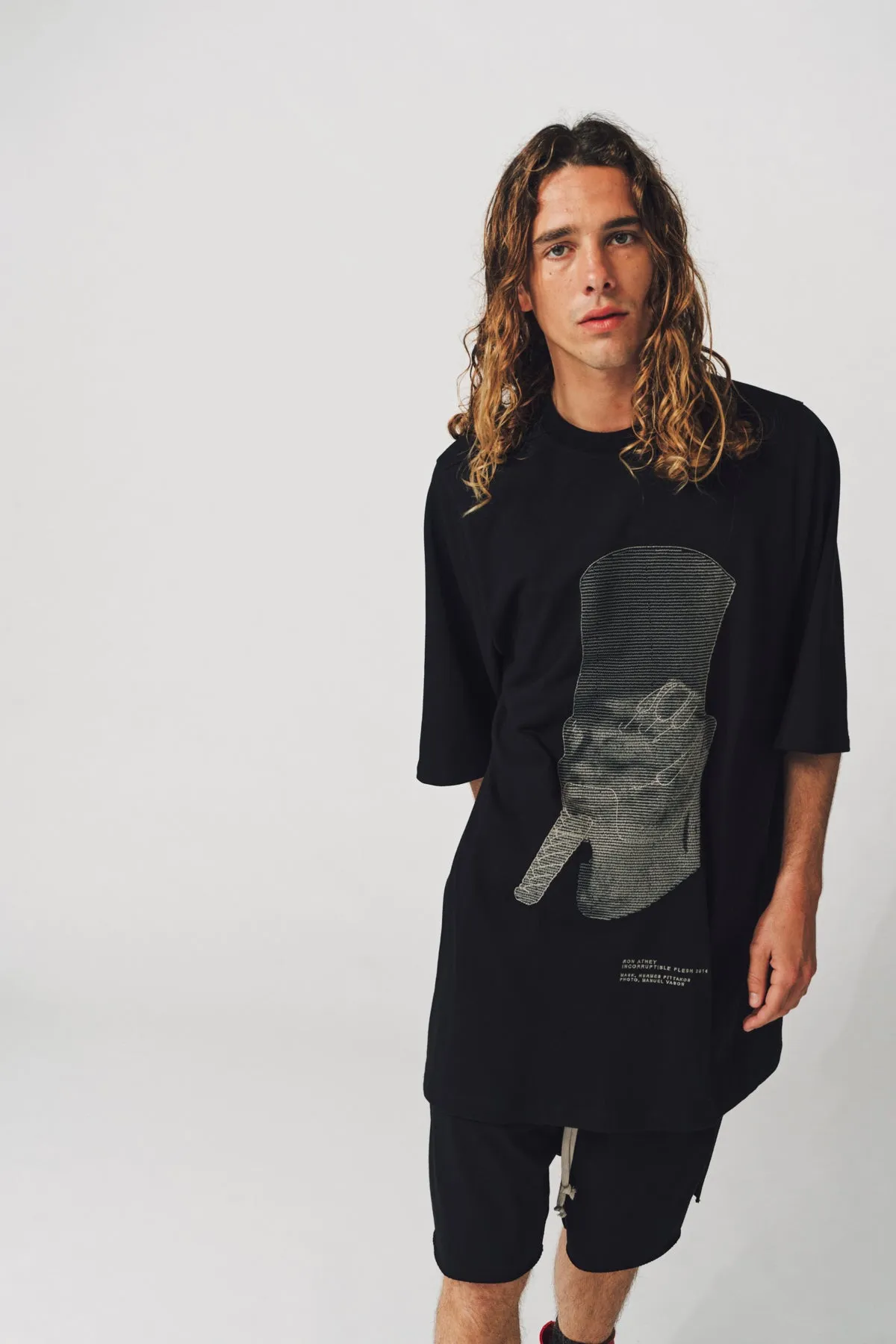 RICK OWENS | RON JUMBO SHORT SLEEVE TEE