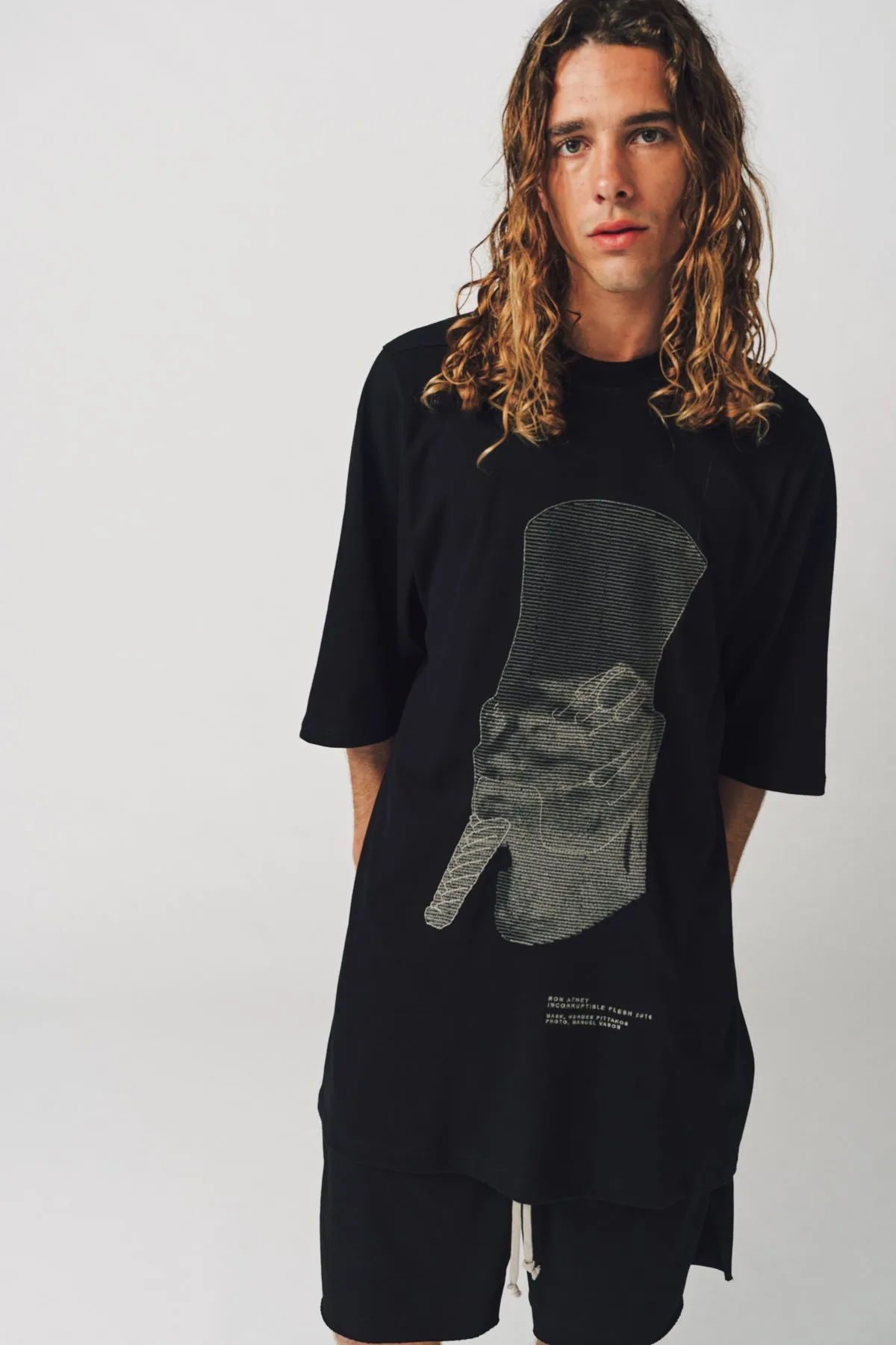 RICK OWENS | RON JUMBO SHORT SLEEVE TEE