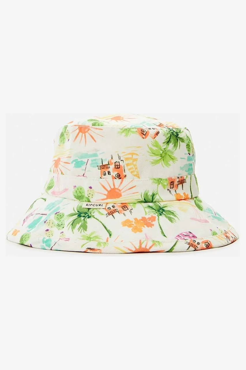 RIP CURL GIRLS TRES COOL SUN HAT - MULTICO