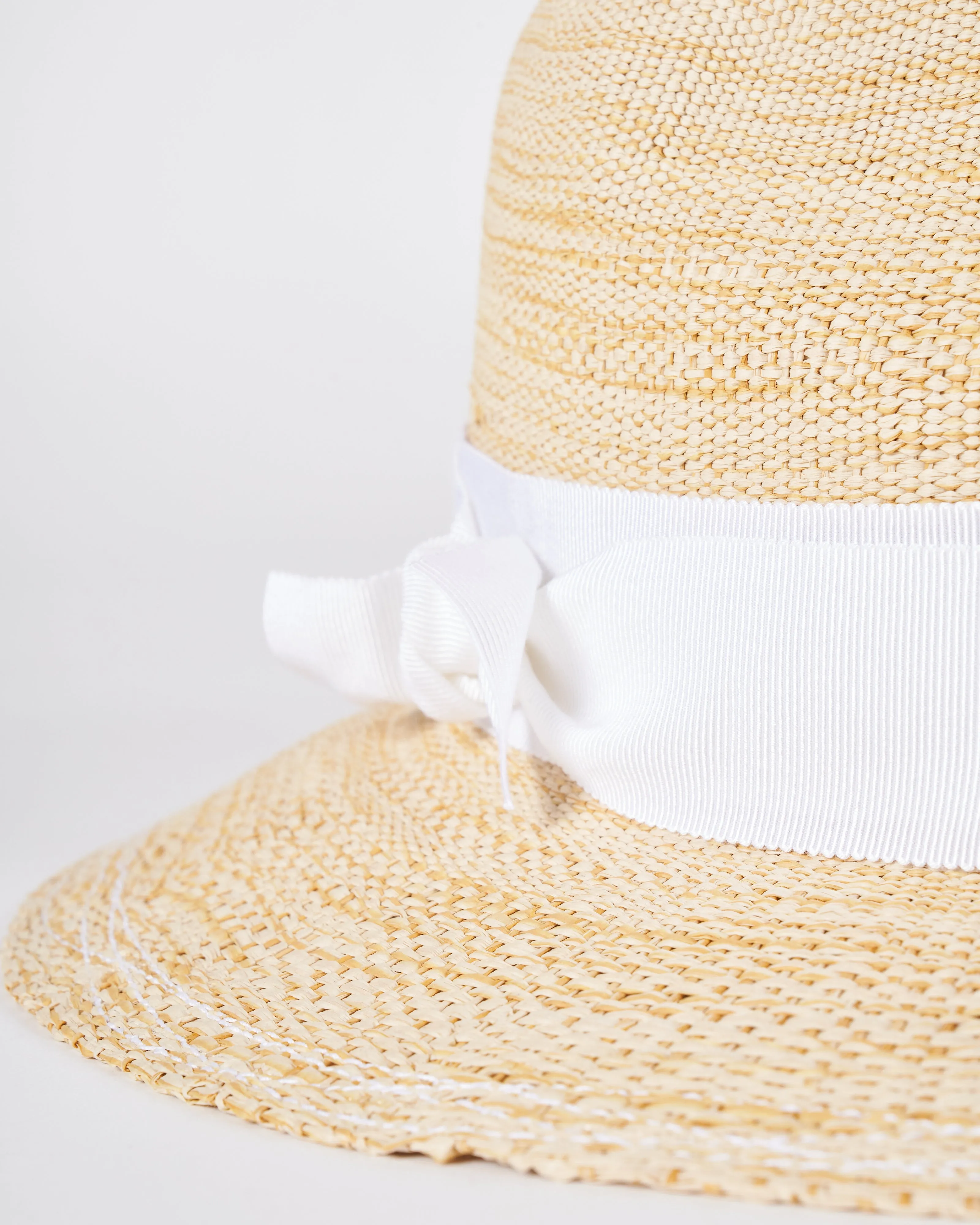 rise 'n shine hat - oatmeal / white