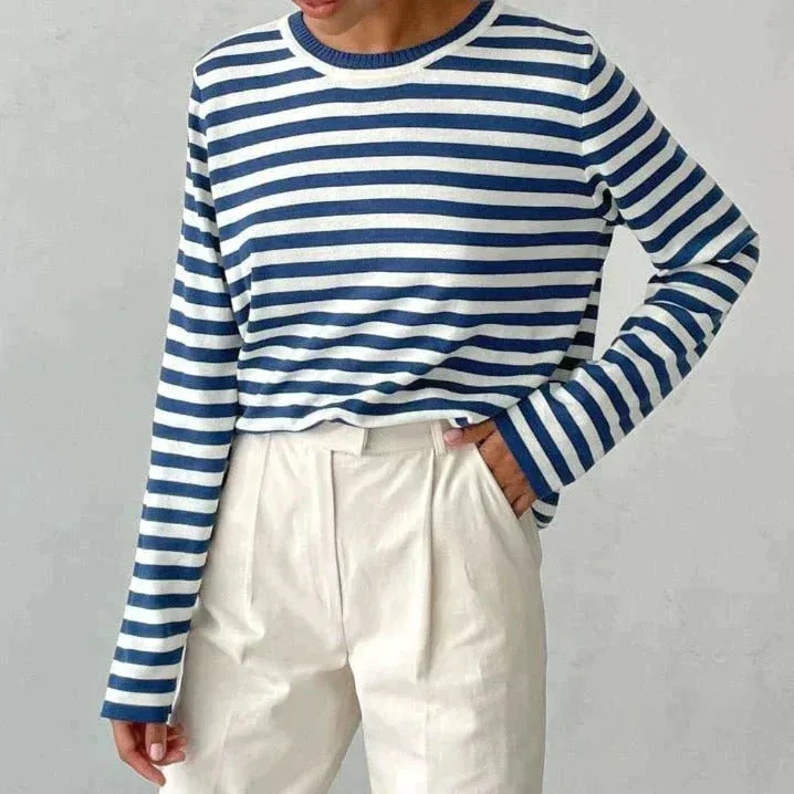 Robina - Lightweight Elegant Stripes Woman's T Shirt