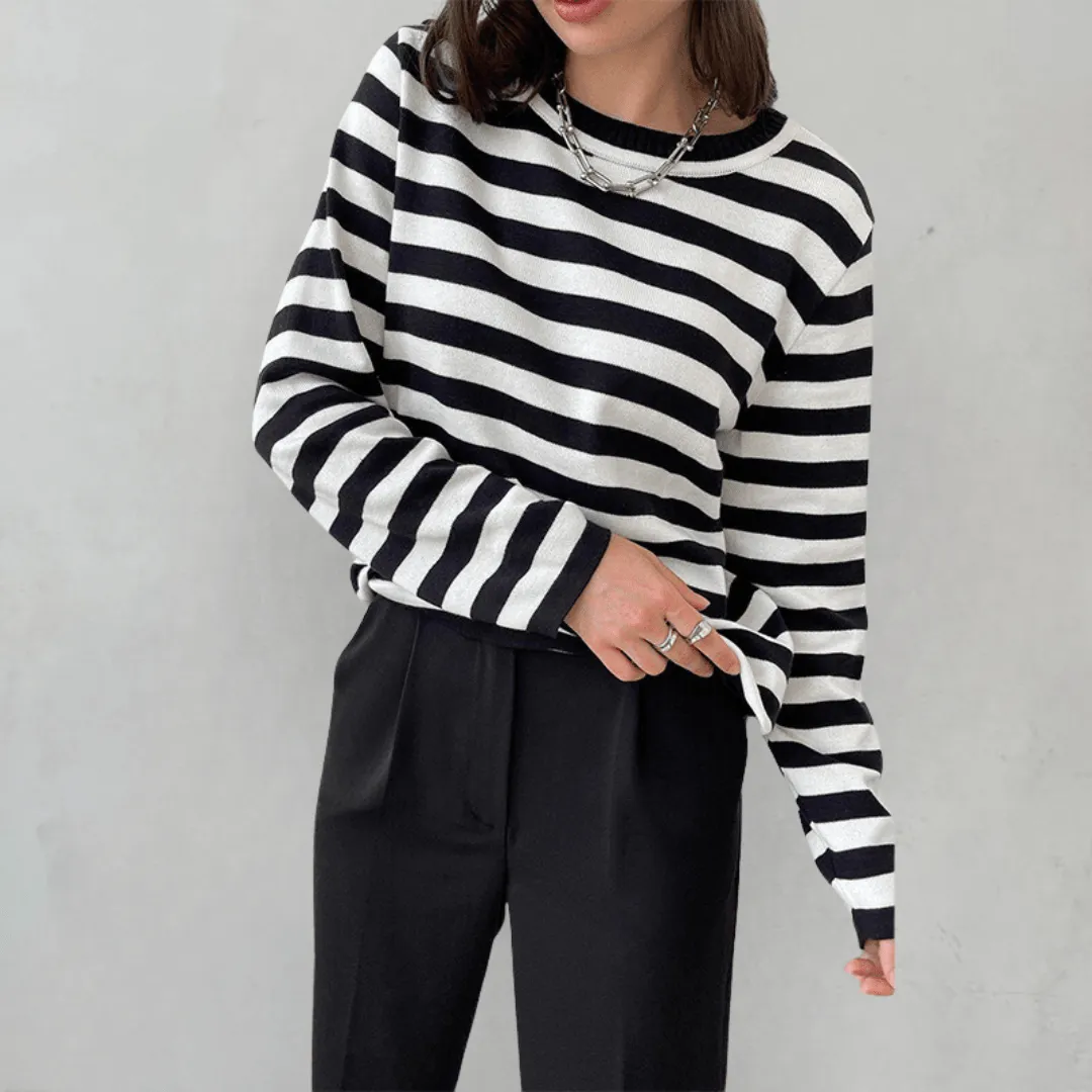 Robina - Lightweight Elegant Stripes Woman's T Shirt