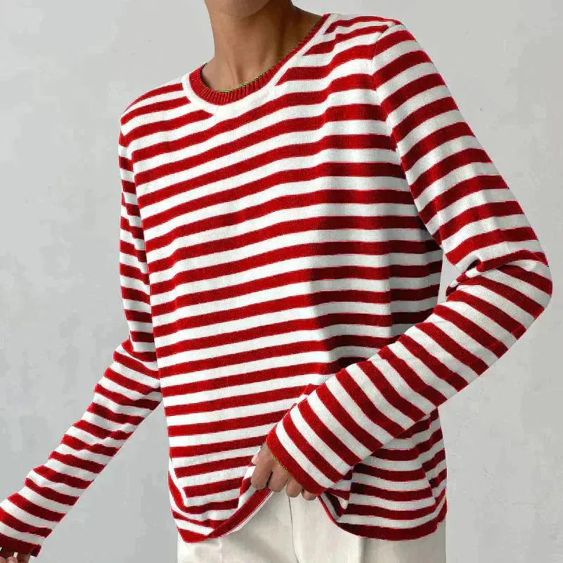 Robina - Lightweight Elegant Stripes Woman's T Shirt