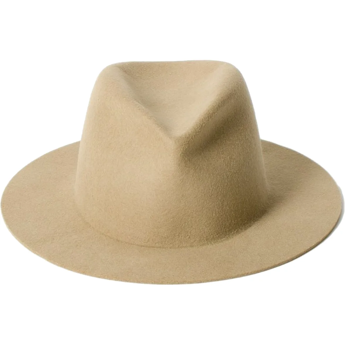 Rollable Felt Hat, Tan
