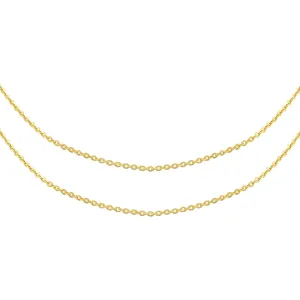 Rolo Chain Necklace Combo Set